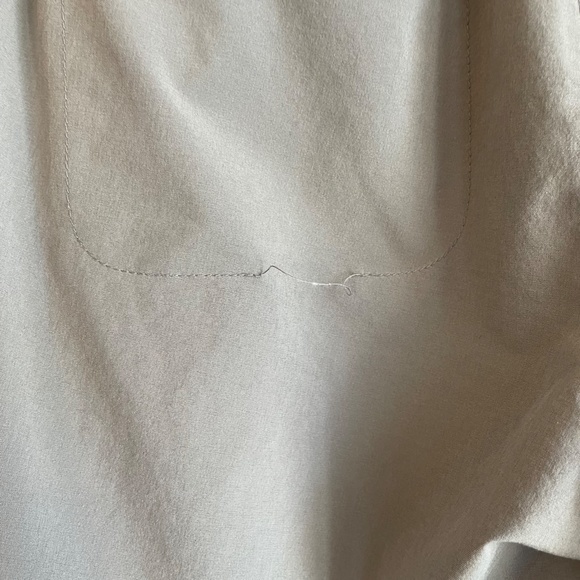 Athleta Light Grey Aspire Ankle Adjustable Jogger Sz 6 Tall - Picture 12 of 14